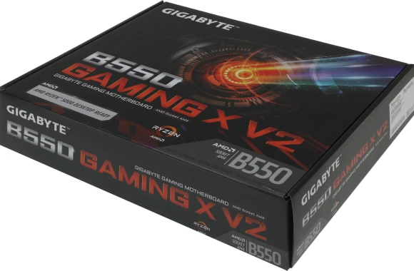 Материнская плата Gigabyte B550 GAMING X V2 Soc-AM4 AMD B550 4xDDR4 ATX AC`97 8ch(7.1) GbLAN RAID+DVI+HDMI