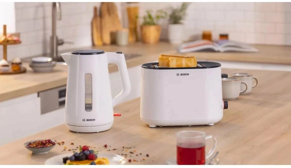 Чайник электрический Bosch TWK1M121 1.7л. 2400Вт белый корпус: пластик Чайник электрический Bosch TWK1M121 1.7л. 2400Вт белый корпус: пластик