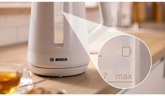 Чайник электрический Bosch TWK1M121 1.7л. 2400Вт белый корпус: пластик Чайник электрический Bosch TWK1M121 1.7л. 2400Вт белый корпус: пластик
