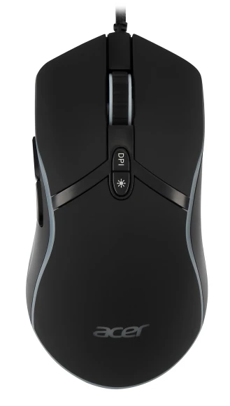 Мышь Acer OMW144 черный оптическая 7200dpi USB 7but (ZL.MCEEE.014)