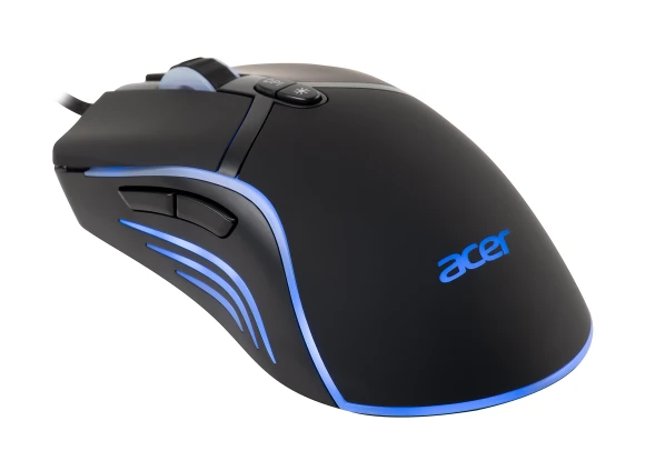 Мышь Acer OMW144 черный оптическая 7200dpi USB 7but (ZL.MCEEE.014)