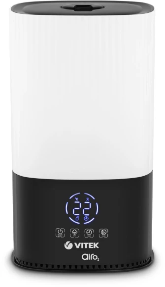 Увлажнитель воздуха Vitek VT-2343 23Вт (ультразвуковой) белый/черный