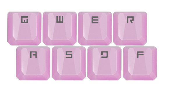 Клавиатура A4Tech B800 Dual Color механическая белый/белый USB for gamer LED (B800 PINK) кабель 1.8м