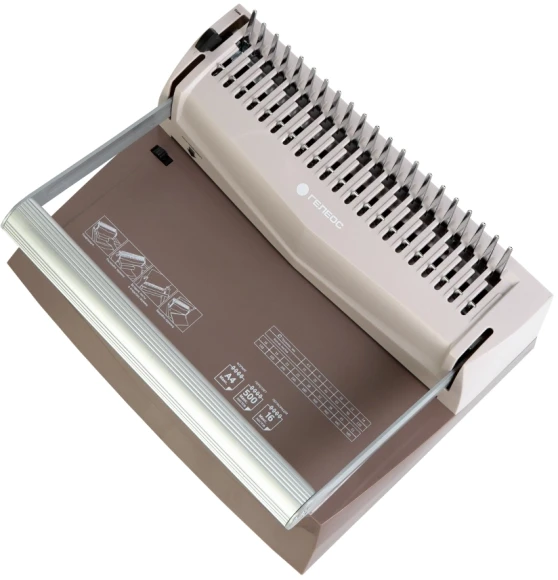 Переплетчик Heleos БП16пк A4/перф.16л.сшив/макс.500л./пластик.пруж. (6-51мм) Переплетчик Heleos БП16пк A4/перф.16л.сшив/макс.500л./пластик.пруж. (6-51мм)