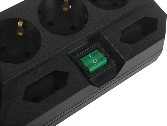 Сетевой фильтр Most TRG 5м (10 розеток) черный (коробка)