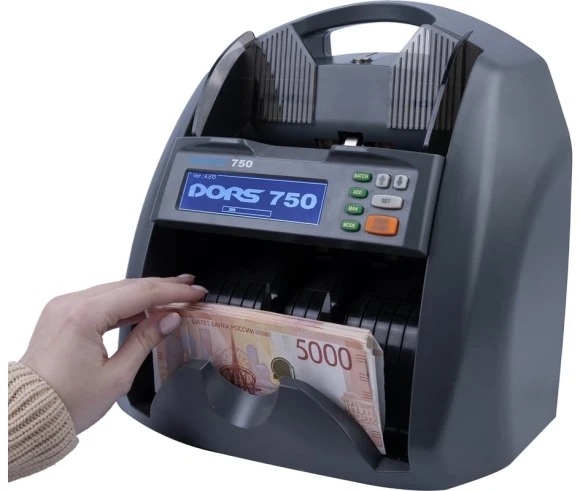 Счетчик банкнот Dors 750 RUS2 мультивалютный SYS-052631