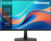 Монитор Hisense 27" 27N3Q-PRO черный IPS LED 16:9 HDMI M/M матовая 1000:1 250cd 178гр/178гр 1920x1080 144Hz VGA DP FHD 4.4кг Монитор Hisense 27" 27N3Q-PRO черный IPS LED 16:9 HDMI M/M матовая 1000:1 250cd 178гр/178гр 1920x1080 144Hz VGA DP FHD 4.4кг