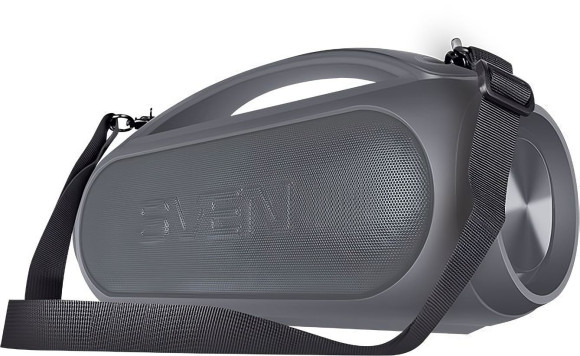 Колонка порт. Sven PS-380 черный 40W 2.0 BT/3.5Jack/USB 10м 3000mAh (SV-021290)