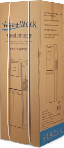 Кулер Aqua Work AW QRB-72LDS напольный электронный черный