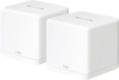 Бесшовный Mesh роутер Mercusys Halo H60X(2-pack) AX1500 10/100/1000BASE-TX белый (упак.:2шт) Бесшовный Mesh роутер Mercusys Halo H60X(2-pack) AX1500 10/100/1000BASE-TX белый (упак.:2шт)