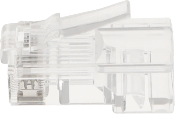 Коннектор Lanmaster (TWT-PL45-8P8C) UTP кат.5e RJ45 прозрачный (упак.:100шт)