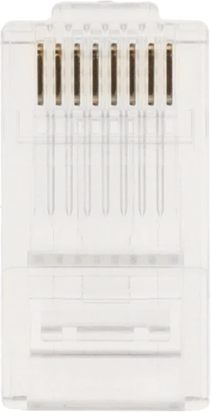 Коннектор Lanmaster (TWT-PL45-8P8C) UTP кат.5e RJ45 прозрачный (упак.:100шт)