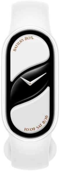 Фитнес-трекер Xiaomi Smart Band 10 AMOLED корп.:белый рем.:белый (BHR07Y5GL)