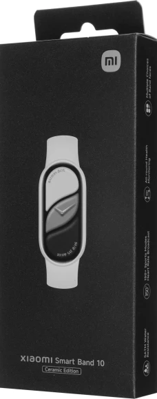 Фитнес-трекер Xiaomi Smart Band 10 AMOLED корп.:белый рем.:белый (BHR07Y5GL)
