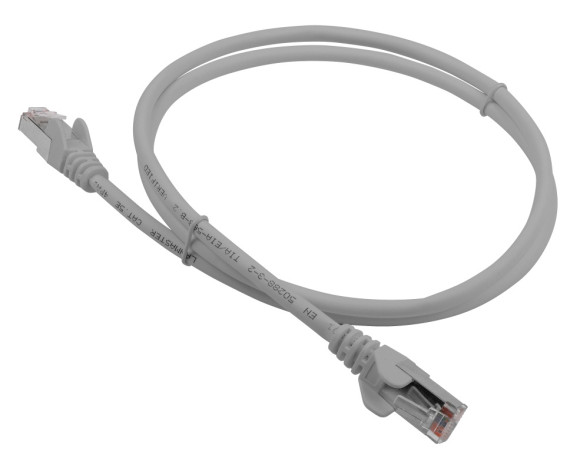 Патч-корд Lanmaster LAN-PC45/S5E-3.0-GY FTP RJ-45 вил.-вилка RJ-45 кат.5E 3м серый LSZH (уп.:1шт)