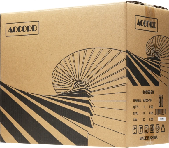 Корпус Accord ENTRY ACC-241 черный без БП mATX 2xUSB2.0 audio