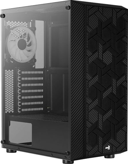 Корпус Aerocool Hive-G-BK-v2 черный без БП ATX 4x120mm 2x140mm 1xUSB2.0 2xUSB3.0 audio bott PSU