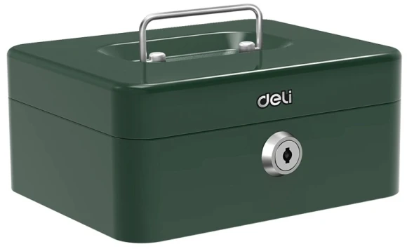 Ящик для денег Deli ET503 9x20x16 синий