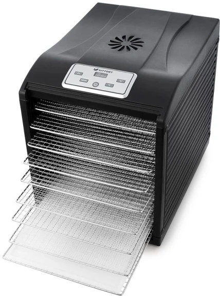 Сушка для фруктов и овощей Kitfort КТ-1908 27под. 700Вт черный