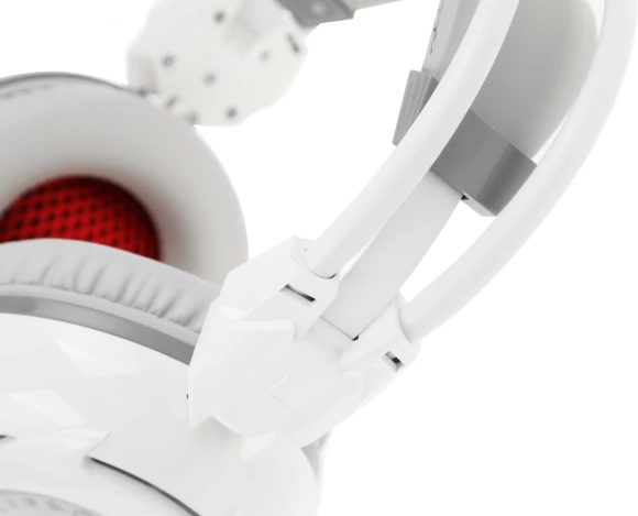 Наушники с микрофоном A4Tech Bloody G300 белый/серый 1.8м мониторные оголовье (G300 WHITE+GREY)