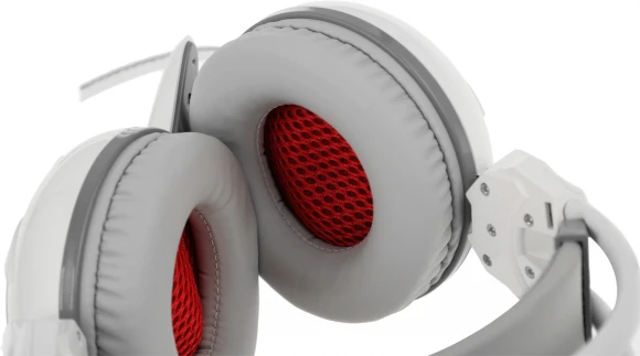 Наушники с микрофоном A4Tech Bloody G300 белый/серый 1.8м мониторные оголовье (G300 WHITE+GREY)