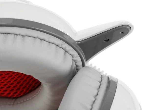 Наушники с микрофоном A4Tech Bloody G300 белый/серый 1.8м мониторные оголовье (G300 WHITE+GREY)