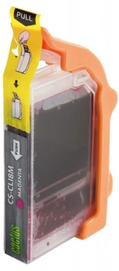 Картридж струйный Cactus CS-CLI8M CLI-8M пурпурный (13.4мл) для Canon Pixma MP470/MP500/MP510/MP520/MP530/MP600/MP800/MP810/MP830/MP970/iP3300/iP3500/iP4200/iP5200/iP5300/iP6600D/iP6700D/MX700/MX850/iX4000/iX5000/Pro9000/9000Mark II с чипом