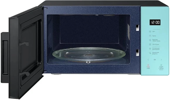 Микроволновая Печь Samsung MG23T5018AN/BW 23л. 800Вт мятный/черный