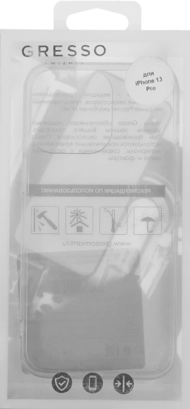 Чехол (клип-кейс) Gresso для Apple iPhone 13 Pro Air + PC прозрачный (GR17AIR791)
