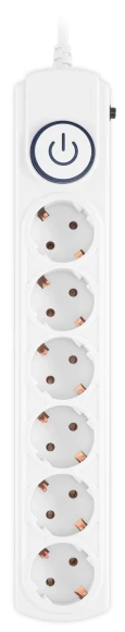 Сетевой фильтр Ippon BK-6-EU-3-10-W 3м (6 розеток) белый (коробка) Сетевой фильтр Ippon BK-6-EU-3-10-W 3м (6 розеток) белый (коробка)