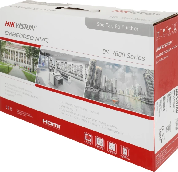 Видеорегистратор Hikvision DS-7604NXI-K1/4P(B)
