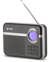 Радиоприемник настольный Vitek VT-3592 черный Радиоприемник настольный Vitek VT-3592 черный