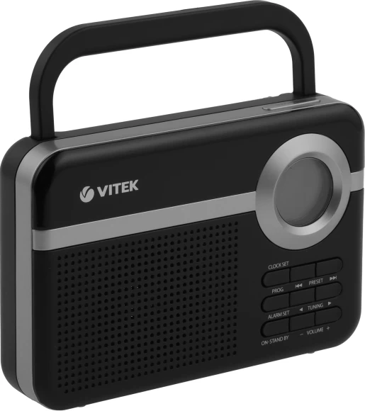 Радиоприемник настольный Vitek VT-3592 черный Радиоприемник настольный Vitek VT-3592 черный