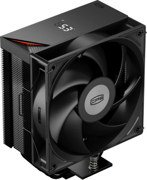 Устройство охлаждения(кулер) PcCooler RT500 Digital Soc-AM5/AM4/1200/1700/1851 черный 4-pin 34.9dB Al+Cu LCD 240W Ret (RT500-BKNWYL-GL)