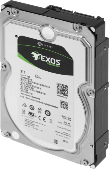 Жесткий диск Seagate SATA-III 2TB ST2000NM0033 Exos 7E8 512N (7200rpm) 128Mb 3.5" Жесткий диск Seagate SATA-III 2TB ST2000NM0033 Exos 7E8 512N (7200rpm) 128Mb 3.5"