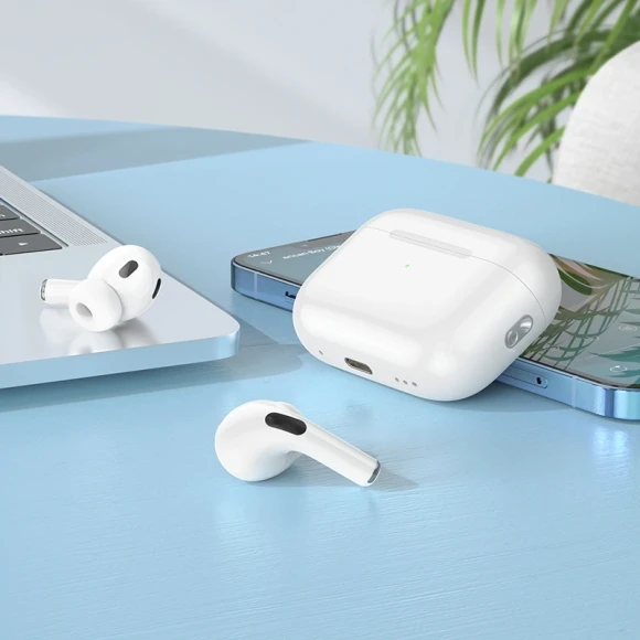 Гарнитура внутриканальные Hoco EW77 белый беспроводные bluetooth в ушной раковине (31792)