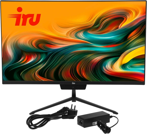 Моноблок IRU P233 23.8" Full HD i5 1235U (1.3) 16Gb SSD512Gb UHDG Windows 11 Pro 64 GbitEth WiFi BT 65W Cam черный 1920x1080