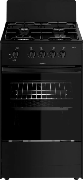 Плита Газовая Darina 1A GM341 001 At черный (без крышки) реш.сталь Плита Газовая Darina 1A GM341 001 At черный (без крышки) реш.сталь