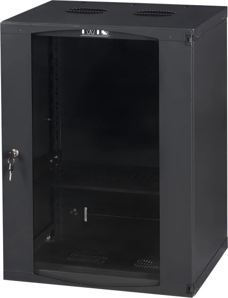 Шкаф коммутационный Lanmaster Next (TWT-CBWNG-9U-6X4-BK) настенный 9U 550x450мм пер.дв.стекл 60кг черный 15.5кг 494мм Шкаф коммутационный Lanmaster Next (TWT-CBWNG-9U-6X4-BK) настенный 9U 550x450мм пер.дв.стекл 60кг черный 15.5кг 494мм
