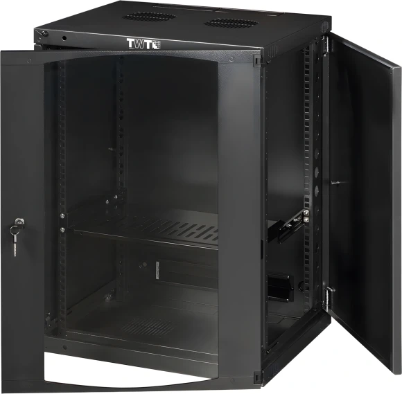 Шкаф коммутационный Lanmaster Next (TWT-CBWNG-9U-6X4-BK) настенный 9U 550x450мм пер.дв.стекл 60кг черный 15.5кг 494мм Шкаф коммутационный Lanmaster Next (TWT-CBWNG-9U-6X4-BK) настенный 9U 550x450мм пер.дв.стекл 60кг черный 15.5кг 494мм