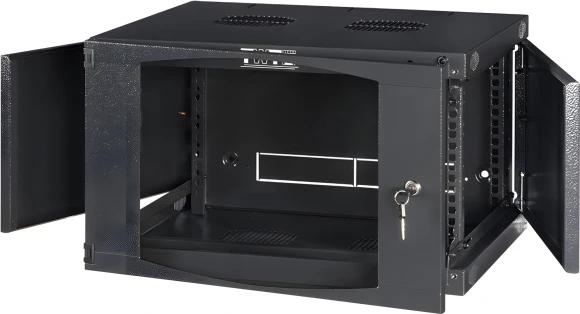 Шкаф коммутационный Lanmaster Next (TWT-CBWNG-9U-6X4-BK) настенный 9U 550x450мм пер.дв.стекл 60кг черный 15.5кг 494мм Шкаф коммутационный Lanmaster Next (TWT-CBWNG-9U-6X4-BK) настенный 9U 550x450мм пер.дв.стекл 60кг черный 15.5кг 494мм