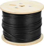 Кабель информационный Lanmaster LAN-5EFTP-OUT кат.5E FTP 4 пары 24AWG PE внешний 305м черный