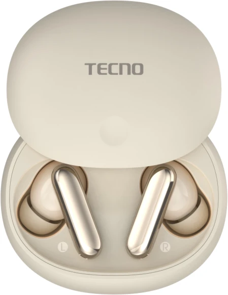 Гарнитура внутриканальные Tecno TU01 черный беспроводные bluetooth в ушной раковине (TU01 AIR ELEGANT BLACK)