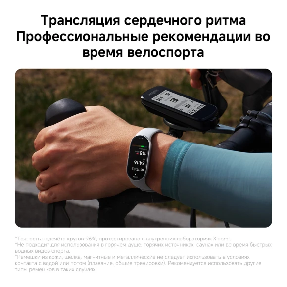 Фитнес-трекер Xiaomi Smart Band 10 AMOLED корп.:розовое золото рем.:розовый (BHR9999GL)