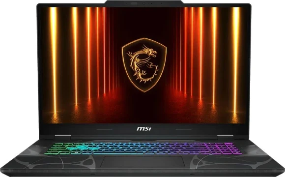 Ноутбук MSI Cyborg A17 AI B2HWEKG-047XRU Ryzen 7 260 16Gb SSD512Gb NVIDIA GeForce RTX5050 8Gb 17.3" IPS FHD (1920x1080) FreeDOS black WiFi BT Cam (9S7-17UL32-047)