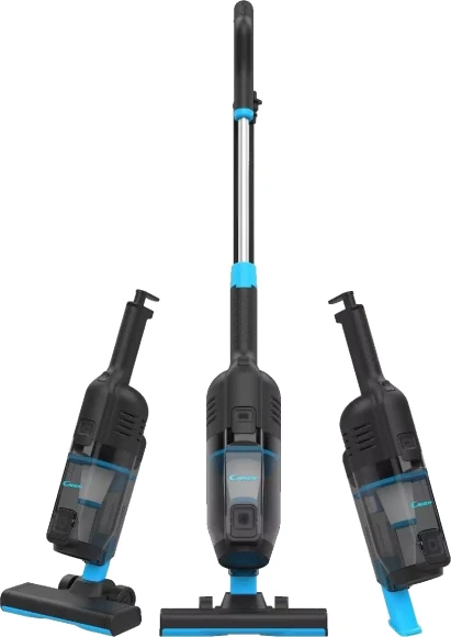 Пылесос-электровеник Candy CVC600B-C черный/голубой