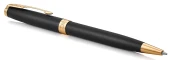 Ручка шариков. Parker Sonnet Core K528 (1931519) Matte Black GT M черн. черн. подар.кор.