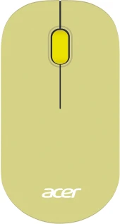 Мышь Acer OMR205 белый/голубой оптическая 1200dpi беспров. USB для ноутбука 3but (ZL.MCEEE.02H)