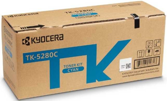 Картридж лазерный Kyocera TK-5280C 1T02TWCNL0 голубой (11000стр.) для Kyocera Ecosys P6235cdn/M6235cidn/M6635cidn