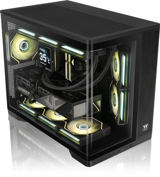 Корпус Thermaltake Arcus 280 TG curved черный без БП mATX 6x120mm 2x140mm 2xUSB3.0 audio bott PSU Корпус Thermaltake Arcus 280 TG curved черный без БП mATX 6x120mm 2x140mm 2xUSB3.0 audio bott PSU